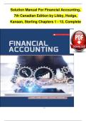Financial accounting 7th edition solutions&period;