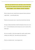 STOTT PILATES WRITTEN EXAM &vert; 2025-2026 LATEST UPDATED&vert;75  REAL EXAM AND COMPLETE QUESTIONS AND ANSWERS &vert; 100&percnt;  RATED CORRECT &vert; 100&percnt; VERFIED &vert; ALREADY GRADED A&plus; 