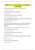 D080 EXAM 7 QUESTIONS AND CORRECT ANSWERS&excl;