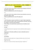 D080 EXAM 3 QUESTIONS AND CORRECT ANSWERS