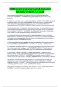 KBN Exam Questions And Answers Already Graded A&plus; 2025