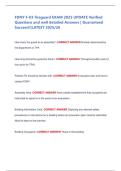 FDNY F-03 fireguard EXAM 2025 UPDATE Verified  Questions and well detailed Answers &vert; Guaranteed  Success&excl;&excl;&vert;LATEST 2025&sol;26