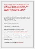 PORTAGE LEARNING PATHOPHYSIOLOGY  NURS 231 BIOD 331 FINAL EXAM 2025 WITH  QUESTIONS AND VERIFIED ANSWERS  &lpar;RATIONALE AVAILABLE&rpar; &vert;&vert; ALREADY  GRADED A&plus; &vert;&vert; GUARANTEED PASS 