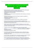 KBN- Jurisprudence Practice Exam Questions With 100&percnt; Verified Solutions