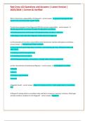  Red Cross Lifeguard Instructor &lpar;LGI&rpar; Questions and Answers &vert; Latest 2025&sol;2026 Version &vert; Correct & Verified Exam Prep
