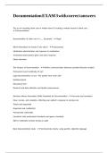 DOCUMENTATION EXAMS WITH CORRECT ANSWERS PACKAGE DEAL