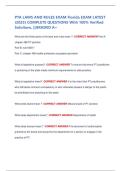 PTA LAWS AND RULES EXAM Florida EXAM LATEST  &lpar;2025&rpar; COMPLETE QUESTIONS With 100&percnt; Verified  Solutions&comma; &vert;&vert;GRADED A&plus;