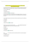 Florida Claims Adjuster Exam Questions with Correct Answers 100&percnt; Verified By  Experts&vert;2025&sol;2026 Latest Update 