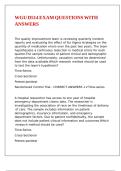WGU D514 EXAM QUESTIONS WITH ANSWERS