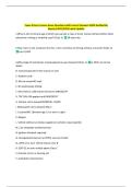 Texas Drivers License Exam Questions with Correct Answers 100&percnt; Verified By  Experts&vert;2025&sol;2026 Latest Update
