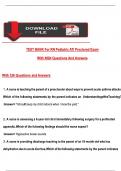 TEST BANK For RN Pediatric ATI Proctored Exam  With NGN Questions And Answers  With 326 Questions and Answers