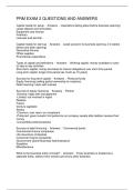 PRM EXAM 2 QUESTIONS AND ANSWERS