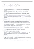 Exhorter Review Pt&period; Two Questions and Answers Fully Solved