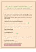 FACHE WEEKS 1-12 COMBINED EXAM 2025 QUESTIONS AND ANSWERS