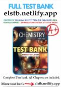  THE Test Bank for Chemistry Atoms First 4th Edition Burdge