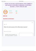 NURS 216 EXAM &num;1 QUESTIONS AND CORRECT DETAILED ANSWERS &lpar;VERIFIED ANSWERS&rpar; &vert; RATED A &vert; NEW UPDATE 2025