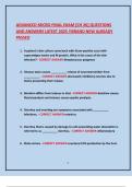 Advanced Microbiology &ndash; Final Exam Questions and Answers &vert; Chapter 26 &vert; 2025 Edition &vert; Verified Practice Q&A