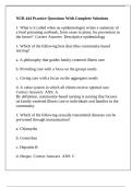 NUR 444 Practice Questions With Complete Solutions