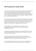 OB Postpartum Study Set Exam Questions & Answers Grade A&plus;