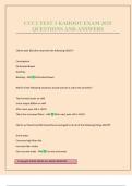 CLIENT CENTERED CARE Bundled Exams &lpar;Questions and Answers&rpar;