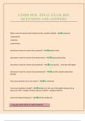 COMD 5070 - FINAL EXAM 2025 QUESTIONS AND ANSWERS