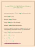 COMD 5070 EXAM 1 2025 QUESTIONS AND ANSWERS