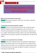 Herzing Exam 1 Study Guide NSG 121 Health Assessment &lpar;Latest 2025 &sol; 2026&rpar; Questions with Revised Correct Answers &lpar;A&plus; Guarantee&rpar;