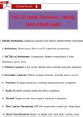 NSG 121 Health Assessment - Herzing  Exam 2 Study Guide Questions with Correct Answers &lpar;2025&sol;2026&rpar; GRADED A&plus;