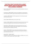 ELECTRIC CRAFT HELPER &lpar;ECH&rpar; LADWP KNOTS&comma; BENDS&comma; AND HITCHES QUESTIONS WITH CORRECT ANSWERS
