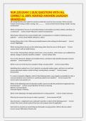 NUR 228 EXAM 1 QUIZ QUESTIONS WITH ALL CORRECT & 100&percnt; VERIFIED ANSWERS &lpar;ALREADY GRADED A&plus;&rpar;
