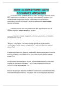 QUIZ 11QUESTIONS WITH ACCURATE ANSWERS