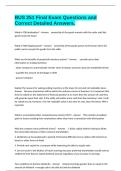 BUS 251 Final Exam Questions and Correct Detailed Answers&period;