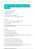 ACCY 200 FINAL EXAM 1 QUESTIONS ALL ANSWERED CORRECT 2025-2026 EDITION&period;