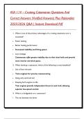 ASA 114 &ndash; Cruising Catamaran Questions And  Correct Answers &lpar;Verified Answers&rpar; Plus Rationales  2025&sol;2026 Q&A &vert; Instant Download Pdf