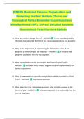 &lbrace;CMFO&rcub; Municipal Finance Organization and  Budgeting Verified Multiple Choice and  Conceptual Actual Emended Exam Questions  With Reviewed 100&percnt; Correct Detailed Answers  Guaranteed Pass&excl;&excl;Current Update 