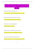 CPRS Exam Questions and Answers &vert; Latest Version &vert; 2025&sol;2026 &vert; Correct &  Verified
