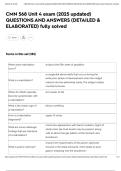CMN 568 Unit 4 exam &lpar;2025 updated&rpar; QUESTIONS AND ANSWERS &lpar;DETAILED & ELABORATED&rpar; fully solved