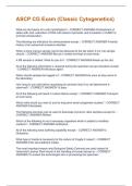 ASCP CG Exam &lpar;Classic Cytogenetics&rpar; Exam Success with the 2025 Sample Questions & Answers &ndash; Latest Update&excl;