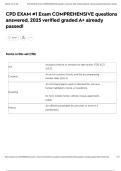 CPD EXAM &num;1 Exam COMPREHENSIVE questions answered&comma; 2025 verified graded A&plus; already passed&excl;