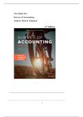 Test Bank for Survey of Accounting&comma; 3rd Edition by Paul D&period; Kimmel&period; Latest Edition 2025