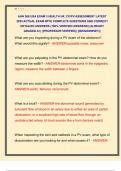 AHN 568 USA EXAM 3 HEALTH HX&comma; CV&sol;PV ASSESSMENT LATEST  2025 ACTUAL EXAM WITH COMPLETE QUESTIONS AND CORRECT  DETAILED ANSWERS &lpar;100&percnt; VERIFIED ANSWERS&rpar; &vert;ALREADY  GRADED A&plus;&vert; &vert;&vert;PROFESSOR VERIFIED&vert;&vert; &vert;&vert;BRANDNEW&excl;&excl;&excl;&vert;&vert;