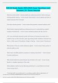 IHS ILE Study Guide 2025&sol;2026 Exam Questions and Answers &vert; A&plus; Score Assured