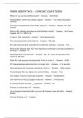 GNRS 582&lpar;PATHO&rpar; &ndash; CARDIAC QUESTIONS