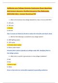 California Low Voltage Systems Contractor Exam Questions  And Correct Answers &lpar;Verified Answers&rpar; Plus Rationales  2025&sol;2026 Q&A &vert; Instant Download Pdf