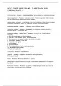 HOLT GNRS 582 EXAM -3 - PULMONARY AND CARDIAC PART 1