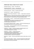 GNRS 582 FINAL EXAM STUDY GUIDE
