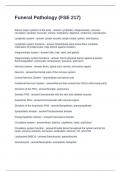 Funeral Pathology &lpar;FSE 217&rpar; Questions and Answers