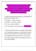 USABO OPEN EXAM NEWEST 2025  ACTUAL EXAM COMPLETE 150  QUESTIONS AND CORRECT DETAILED  ANSWERS &lpar;VERIFIED ANSWERS&rpar;  &vert;ALREADY GRADED A&plus;