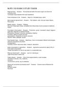 NUFD 153 EXAM 2 STUDY GUIDE