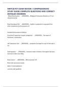 NMTCB PET EXAM REVIEW &sol; COMPREHENSIVE STUDY GUIDE COMPLETE QUESTIONS AND CORRECT DETAILED ANSWERS